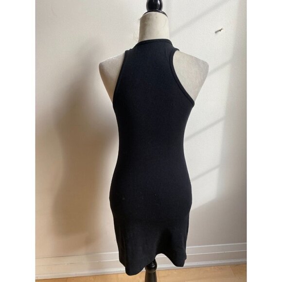 BP Black Ribbed Racerback Tank Mini Dress BNWOT Sz Xsmall - Picture 3 of 5